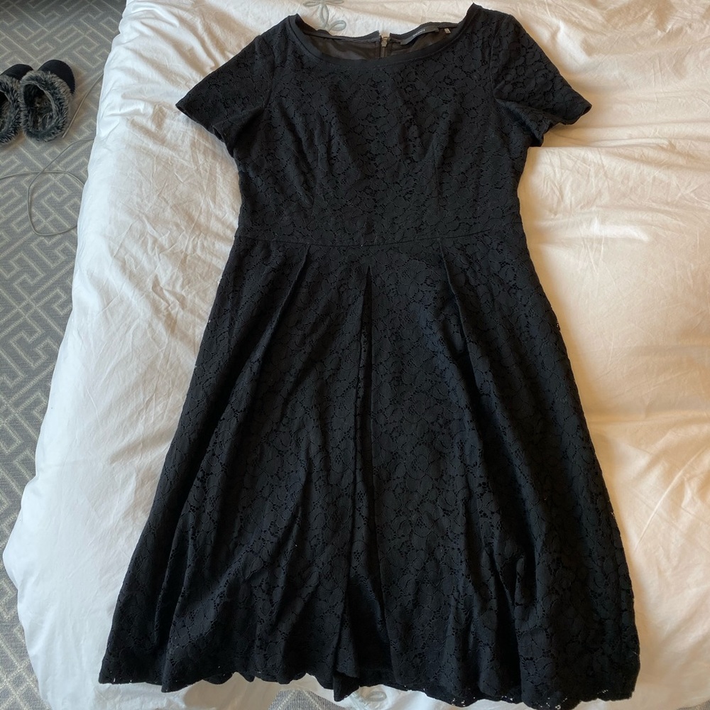 Tahari Black Lace Dress